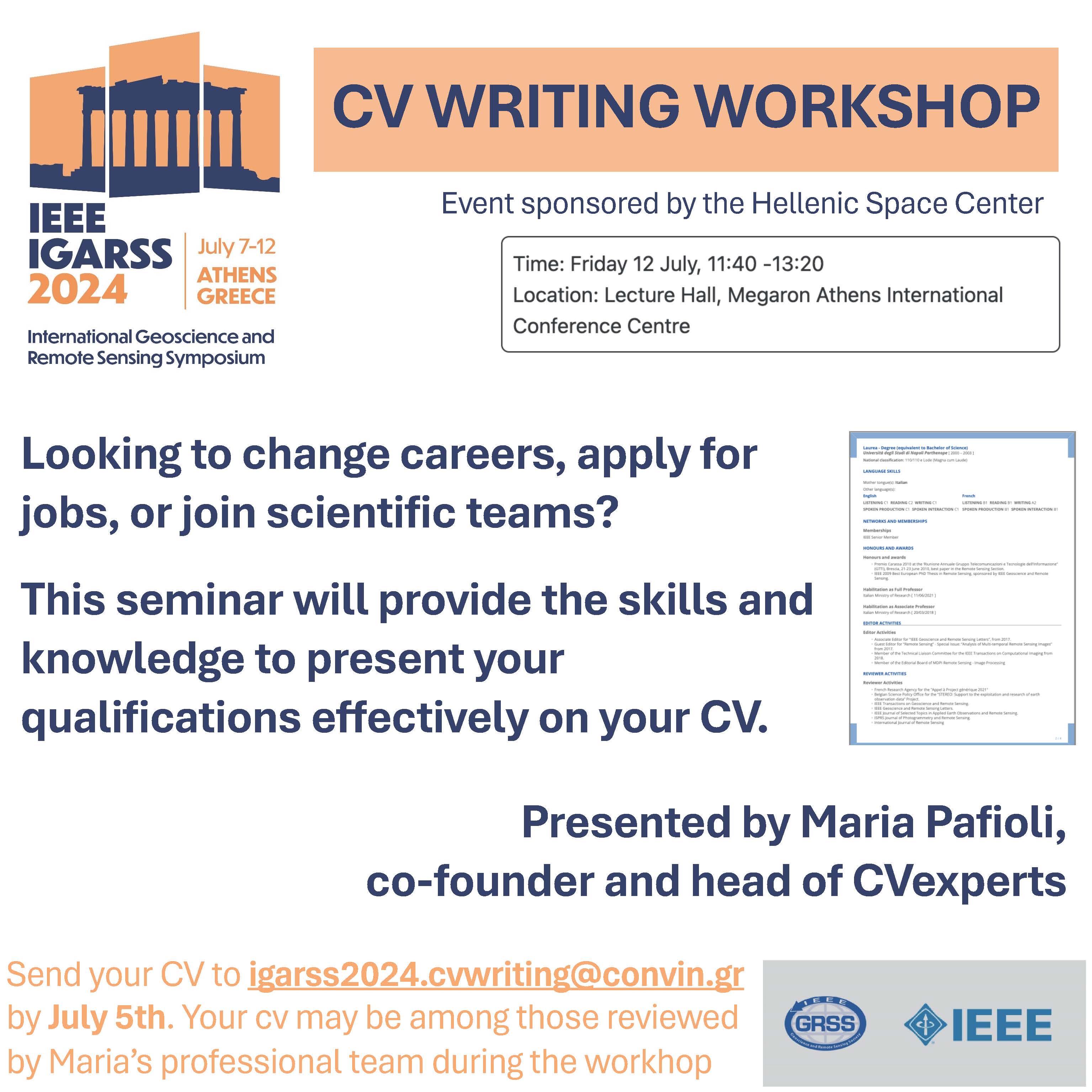 TIE Events || IEEE IGARSS 2024 || Athens, Greece || 7 - 12 July, 2024